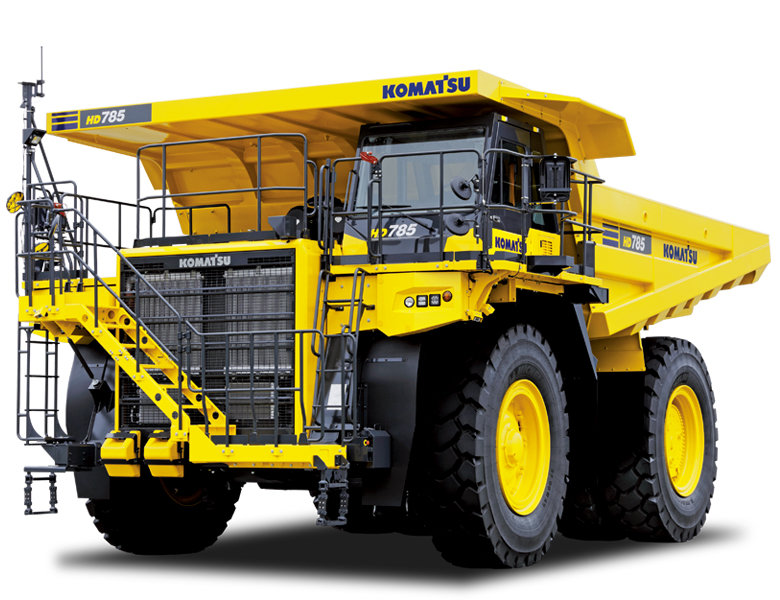 Komatsu Europe stellt den neuen Starrrahmen-Muldenkipper HD785-8 vor